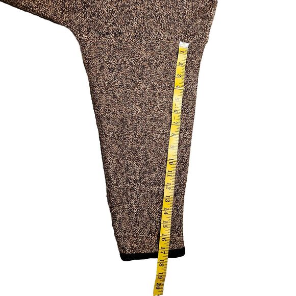 Coldwater Creek Cardigan Sz 2X Sweater Black Trim Scoop Neck Brown Tweed - Picture 5 of 9